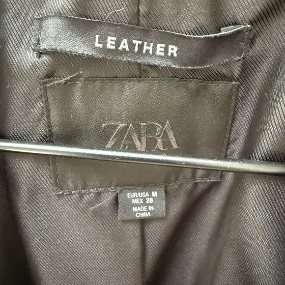 ZARA Suede Blazer Chocolate Brown - Picture 5 of 5